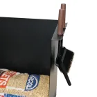 Carucior metalic pentru saci cu peleti cu roti Made in Italy - Pinguino Viadurini