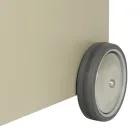 Carucior metalic lemn cu raft si 4 roti Made in Italy - Geco Viadurini