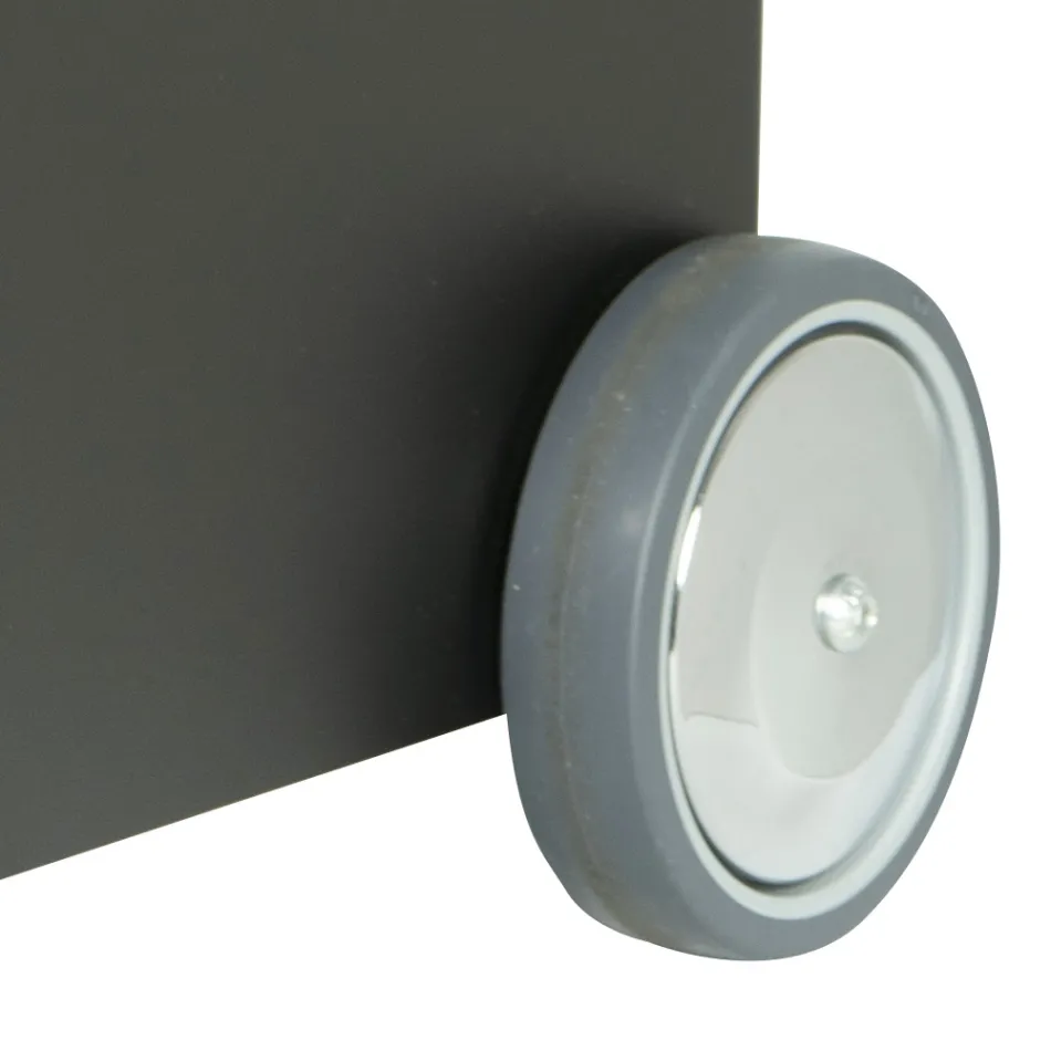 Carucior din lemn metalic cu 4 roti Made in Italy - Coccinella Viadurini