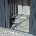 Casuta de gradina cu usa cu balamale in diferite dimensiuni - catelus Viadurini