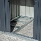 Casuta de gradina cu usa cu balamale in diferite dimensiuni - catelus Viadurini