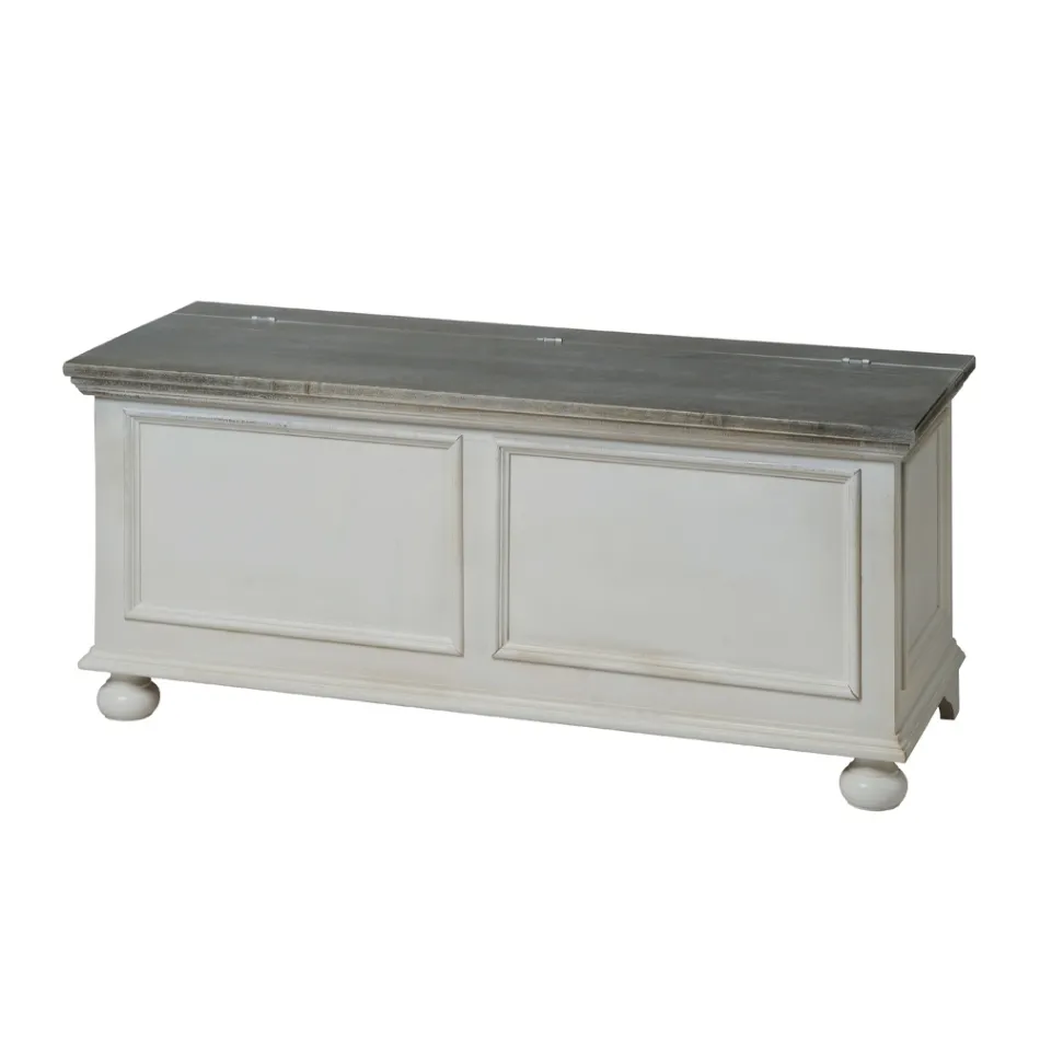 Cufăr cu structură din plop masiv Fabricat în Italia - Dievis Viadurini