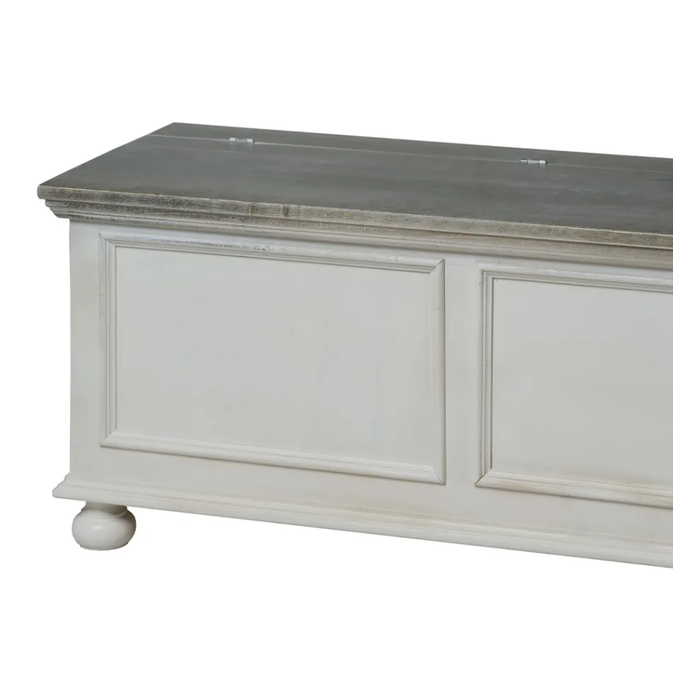 Cufăr cu structură din plop masiv Fabricat în Italia - Dievis Viadurini