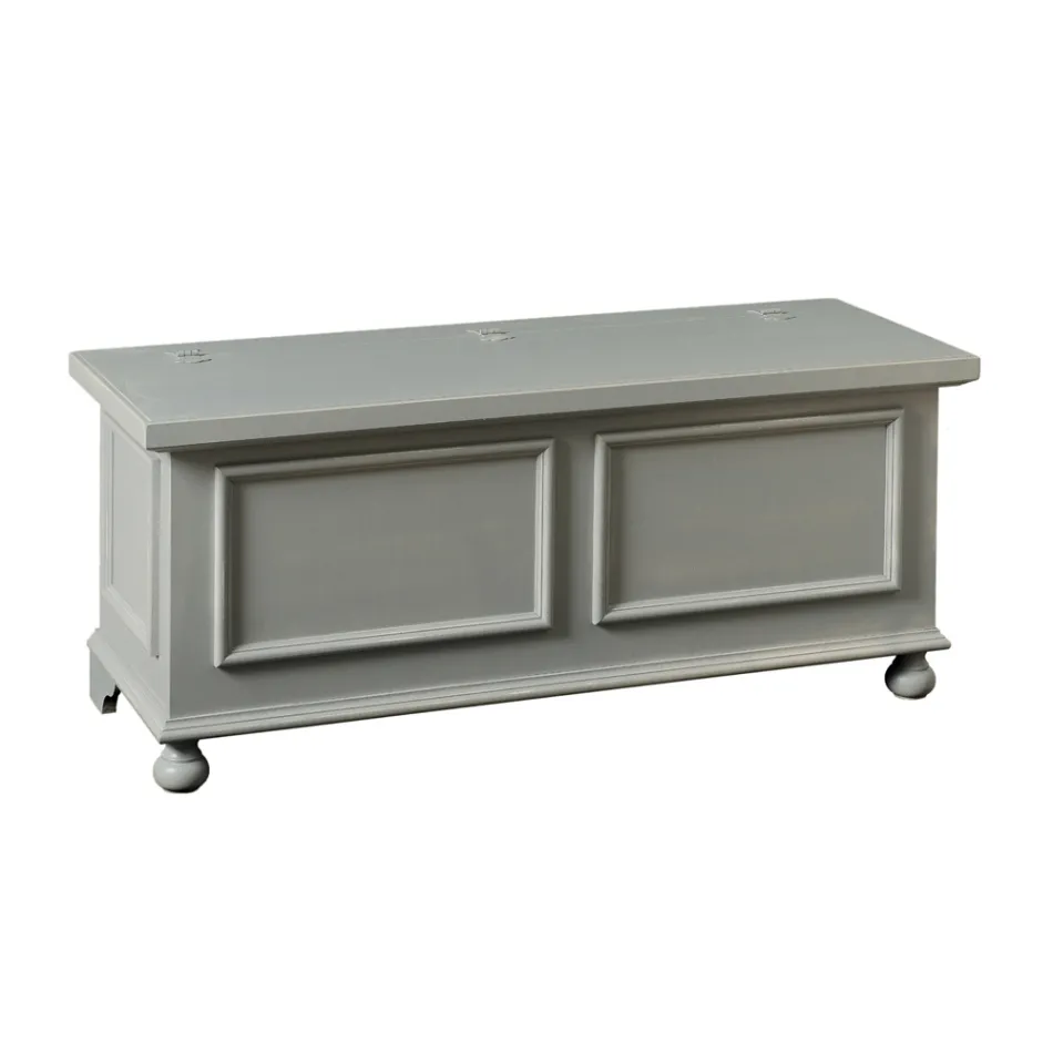 Cufăr cu structură din plop masiv Fabricat în Italia - Dievis Viadurini