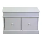 Cufăr de interior din lemn cu 2 sertare - Meduse Viadurini