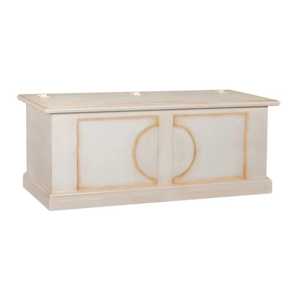 Lada din lemn furniruit cu diferite finisaje Made in Italy - Krishna Viadurini