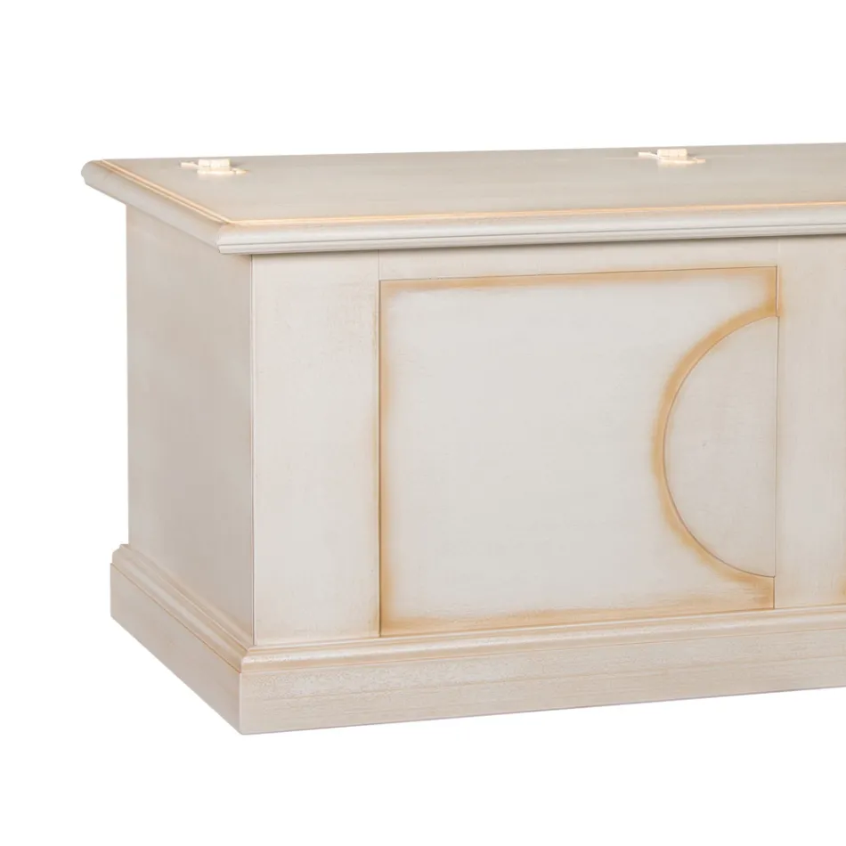 Lada din lemn furniruit cu diferite finisaje Made in Italy - Krishna Viadurini