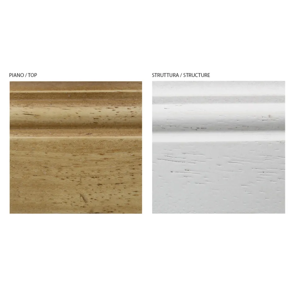 Comoda din lemn furniruit si diferite finisaje Made in Italy - Hermod Viadurini