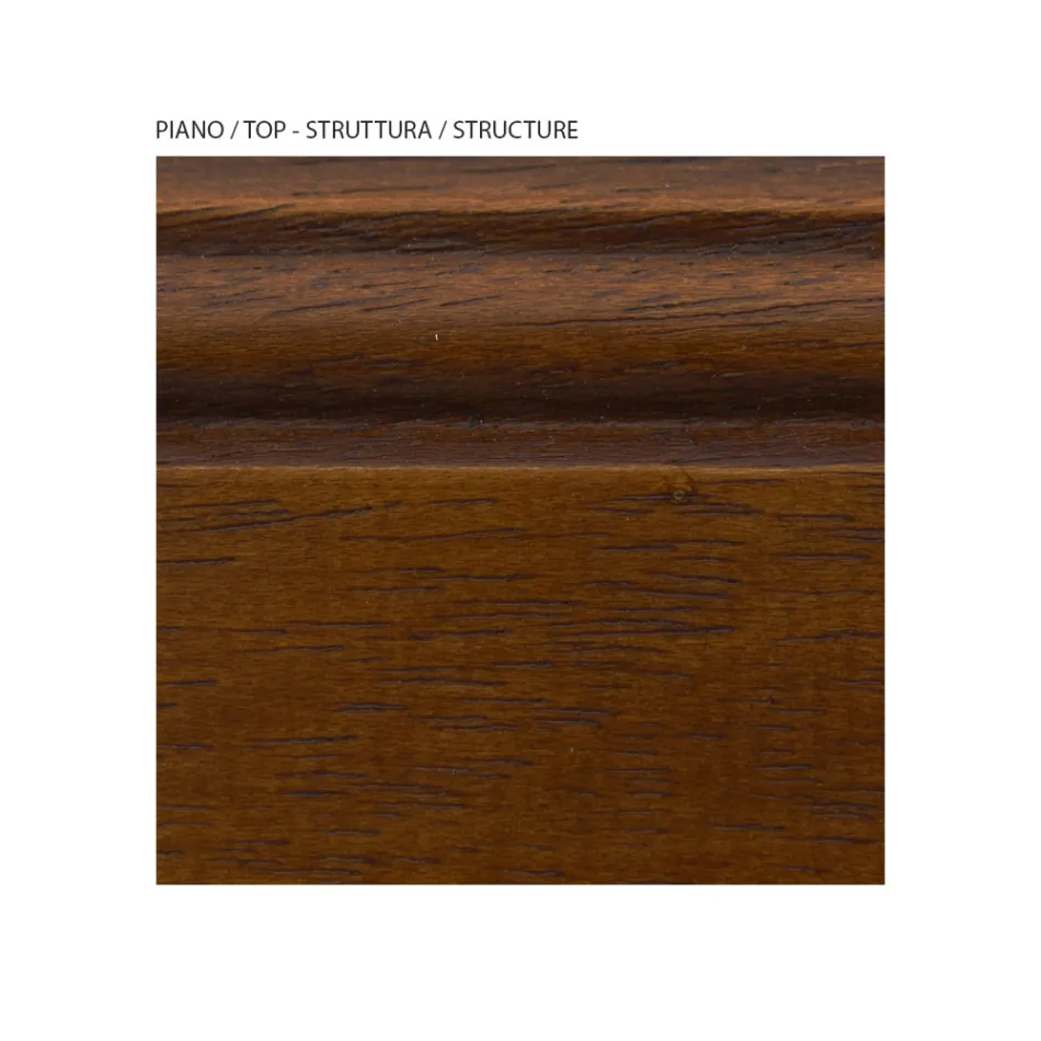 Comoda din lemn furniruit si diferite finisaje Made in Italy - Hermod Viadurini