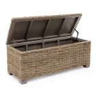 Cufă de exterior din fibră naturală de Kubù - Nogitsune Viadurini