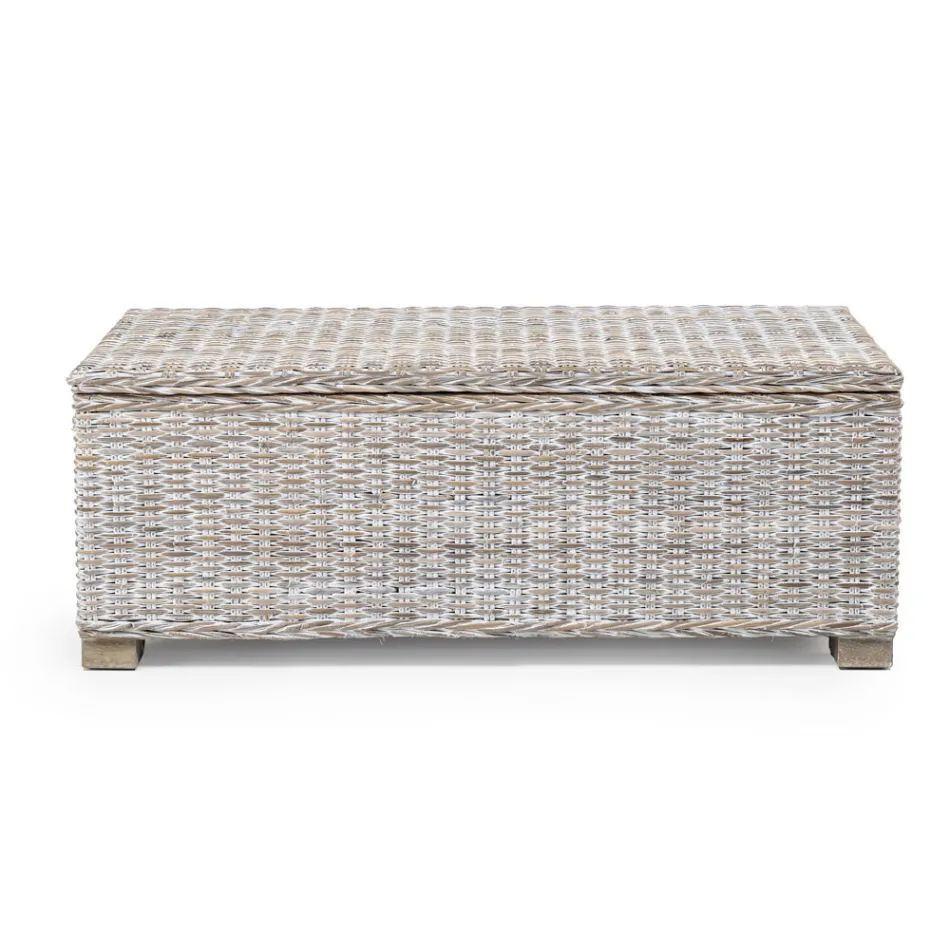 Cufă de exterior din fibră naturală de Kubù - Nogitsune Viadurini