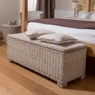 Cufă de exterior din fibră naturală de Kubù - Nogitsune Viadurini