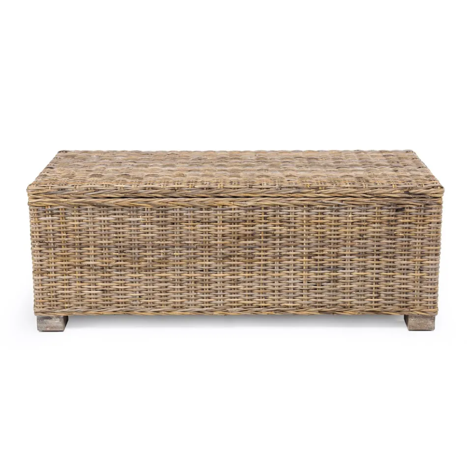 Cufă de exterior din fibră naturală de Kubù - Nogitsune Viadurini