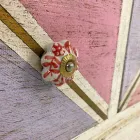 Comodă din lemn fabricată manual cu sertare colorate Made in Italy - Brighella Viadurini