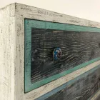 Comodă artizanală din lemn de brad cu 3 sertare Made in Italy - Maimuță Viadurini