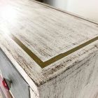Comodă artizanală din lemn masiv cu 9 sertare Made in Italy - Pierrot Viadurini