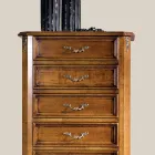 Comodă din lemn în stil clasic cu 7 sau 5 sertare Made in Italy - Richard Viadurini