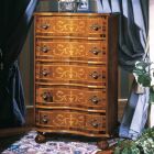 Comodă în stil clasic din lemn cu sertare Made in Italy - Elegantă Viadurini