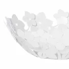 Piesa centrală cu flori în fier, alb sau albastru - Marken Viadurini