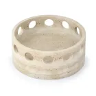 Piesa centrală din marmură satinată/Tavă de buzunar Fabricată în Italia - Hinata Viadurini