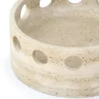 Piesa centrală din marmură satinată/Tavă de buzunar Fabricată în Italia - Hinata Viadurini