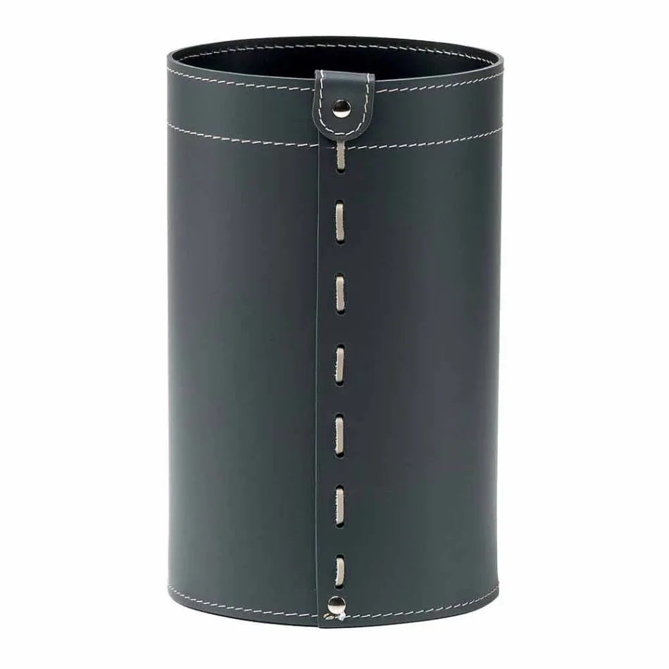 Deșeuri de coș de hârtie din piele manuală regenerată Battista Viadurini