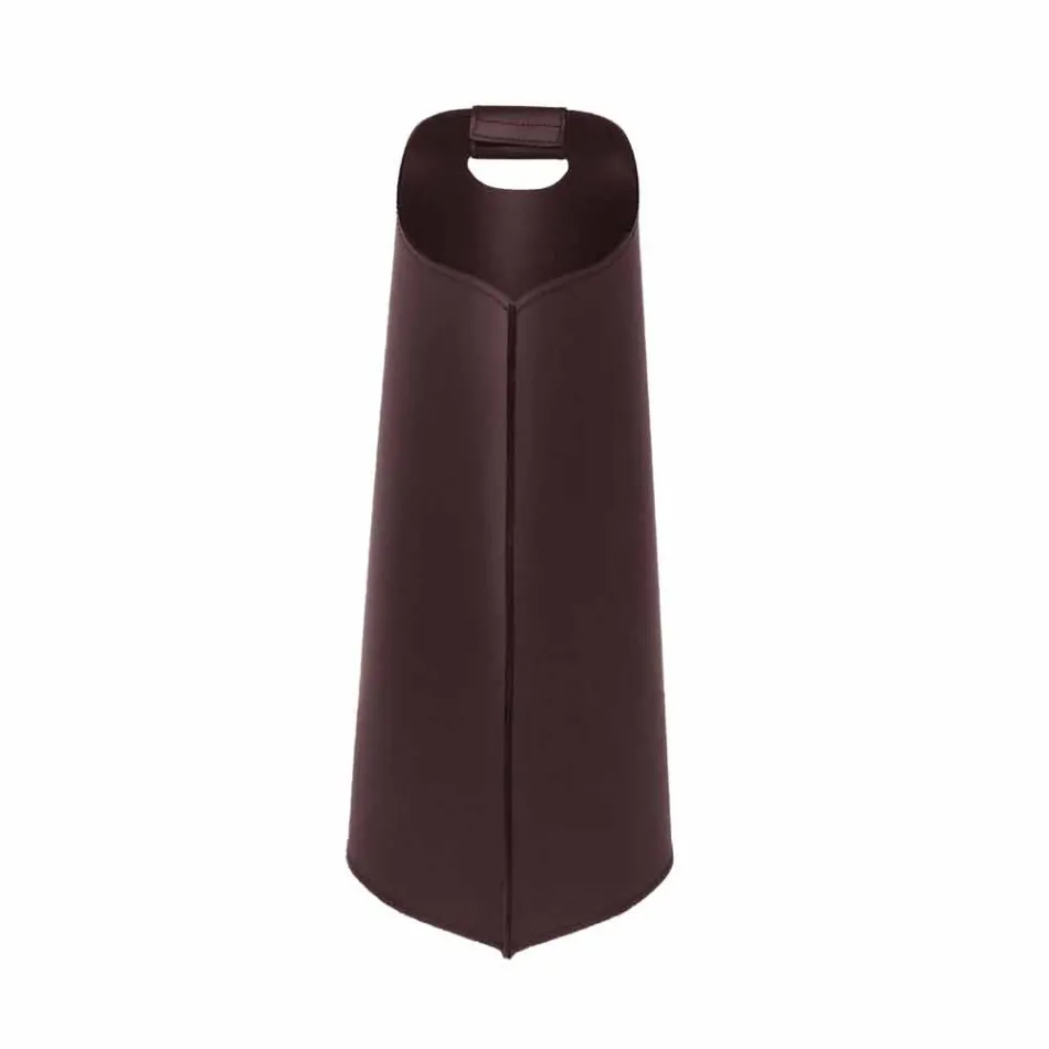 suport pentru peleți interior piele coș 15 kg Sapel Design Viadurini