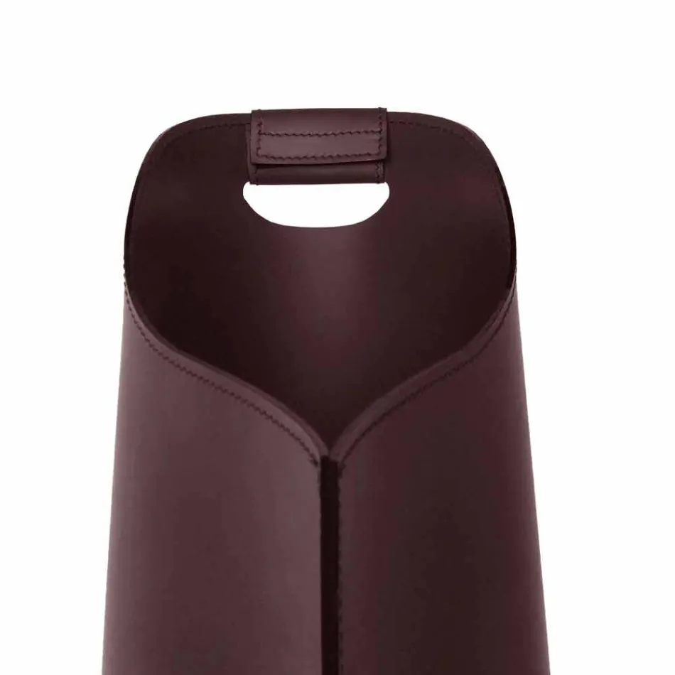 suport pentru peleți interior piele coș 15 kg Sapel Design Viadurini