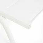 Șezlong în aer liber din textilen și aluminiu cu roți, 4 bucăți - Babilonia Viadurini