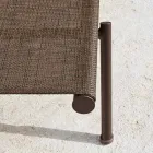 Șezlong de grădină din aluminiu și țesătură tehnică - Bahia by Varaschin Viadurini