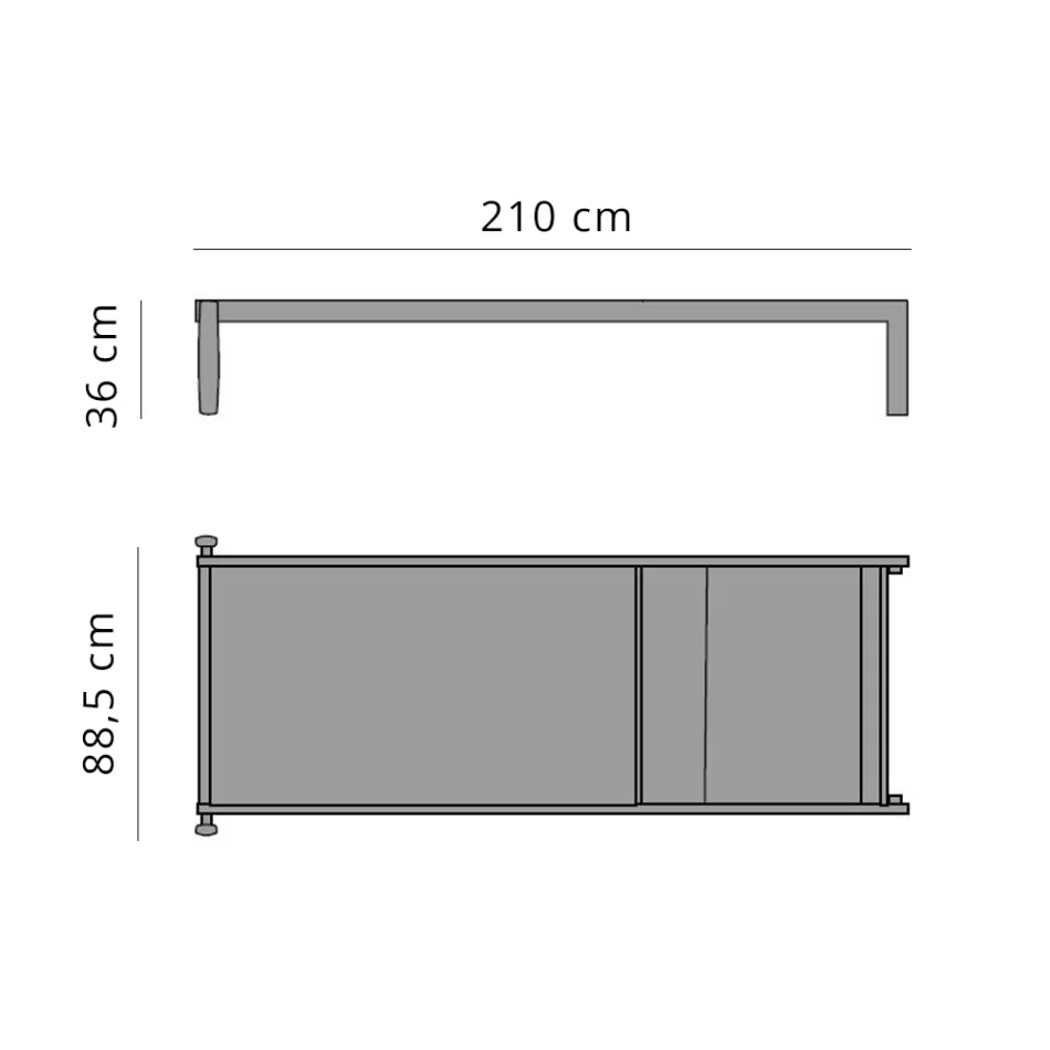Șezlong de grădină cu sau fără Saltea de înaltă calitate - Filomenalet Viadurini