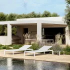 Șezlong de grădină cu sau fără Saltea de înaltă calitate - Filomenalet Viadurini