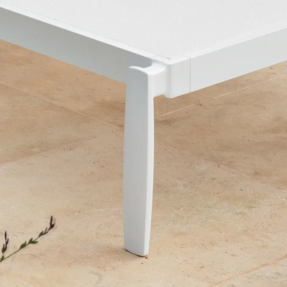 Șezlong de grădină cu sau fără Saltea de înaltă calitate - Filomenalet Viadurini