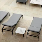 Șezlong de grădină cu sau fără Saltea de înaltă calitate - Filomenalet Viadurini