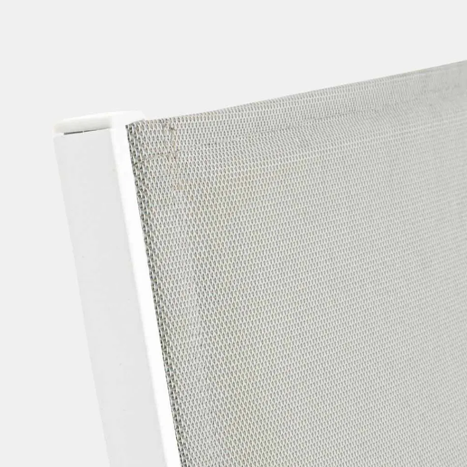 Șezlong de grădină cu roți și spătar înclinat, 4 bucăți - Babilonia Viadurini