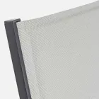 Șezlong de grădină cu roți și spătar înclinat, 4 bucăți - Babilonia Viadurini