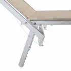 Longue de grădină modernă, cu parasol și spătar înclinat - Arnold Viadurini