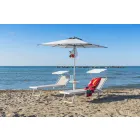 Longue de grădină modernă, cu parasol și spătar înclinat - Arnold Viadurini