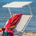 Longue de grădină modernă, cu parasol și spătar înclinat - Arnold Viadurini