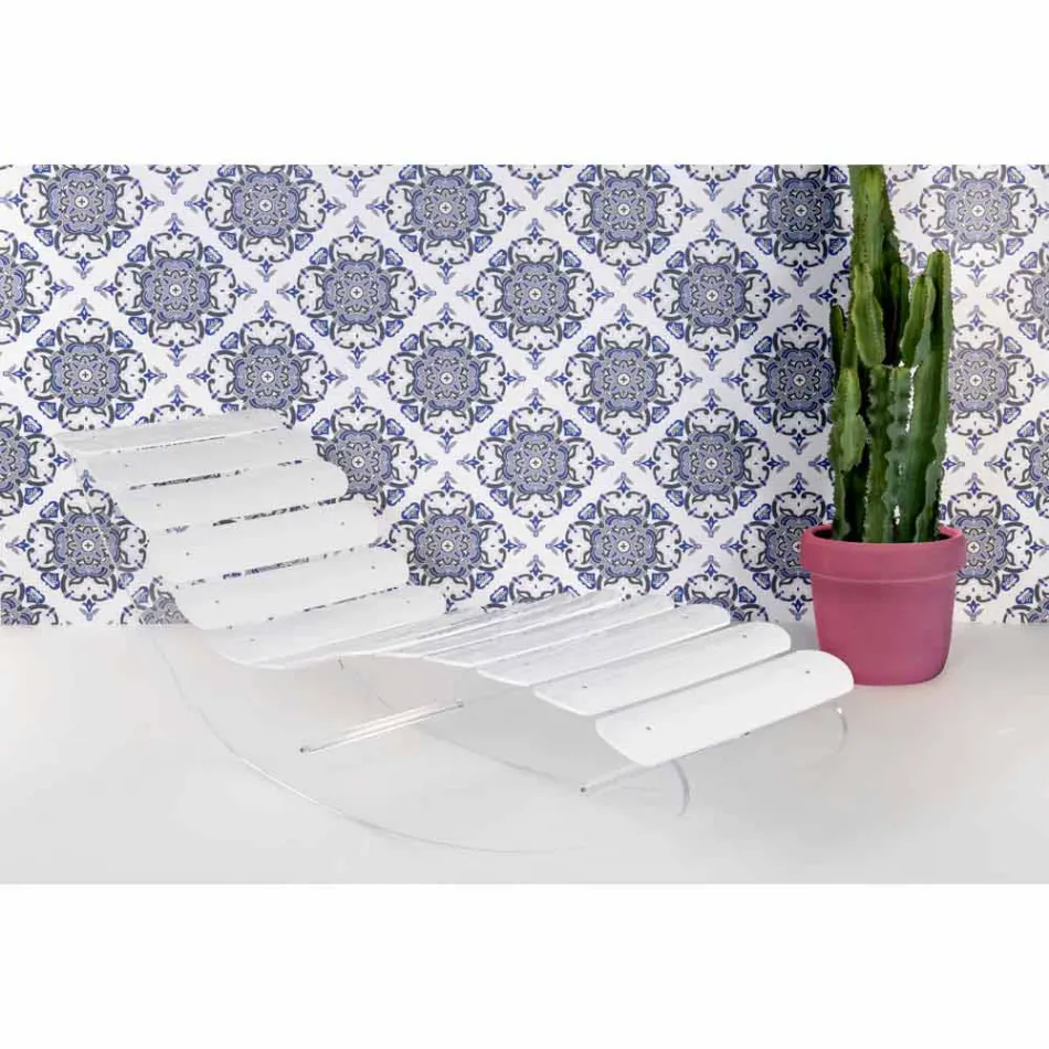 Chaise Design longue plexiglass Josue made in Italy Viadurini