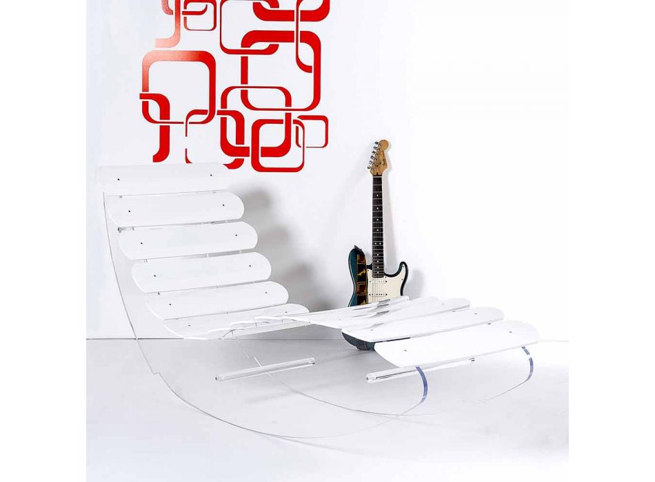Chaise Design longue plexiglass Josue made in Italy Viadurini