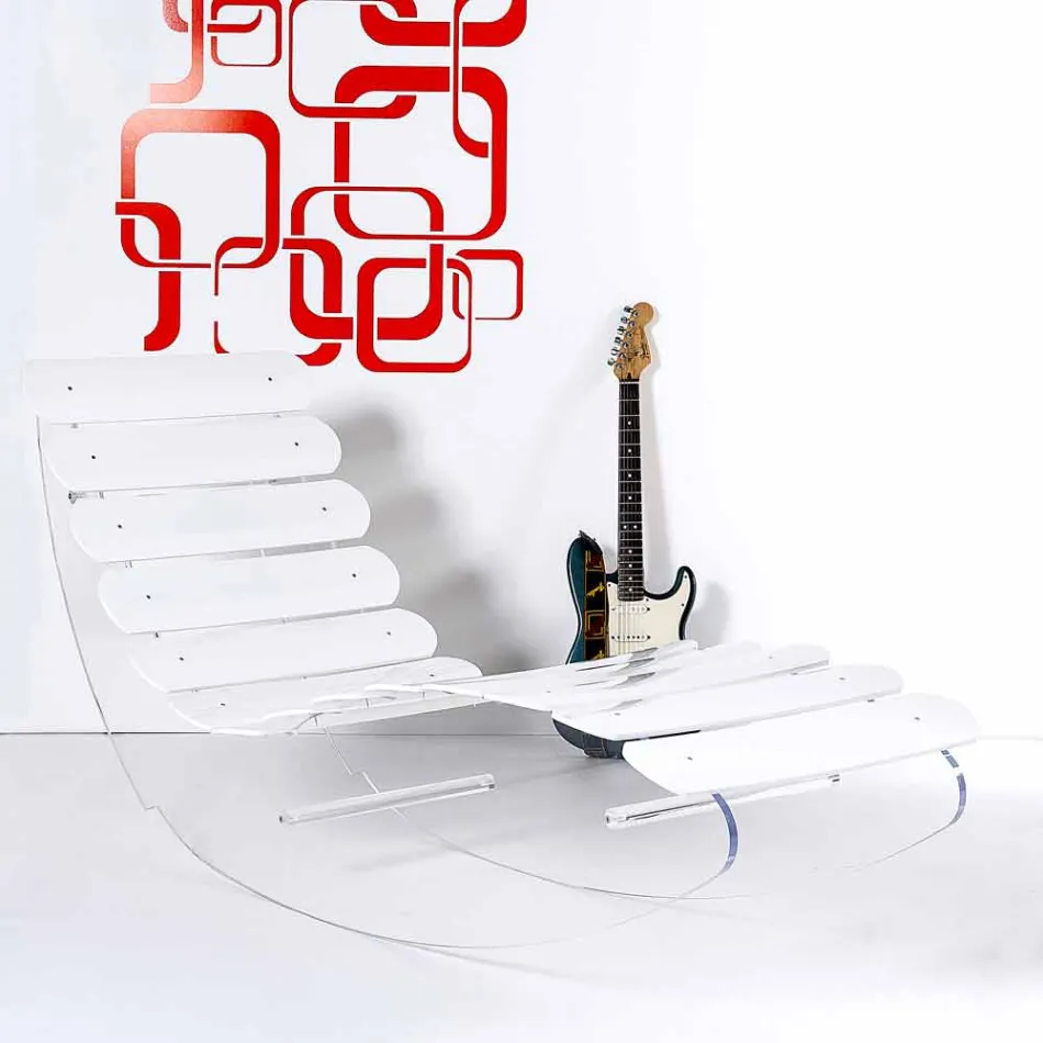 Chaise Design longue plexiglass Josue made in Italy Viadurini