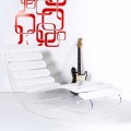 Chaise Design longue plexiglass Josue made in Italy