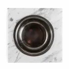 Câini și pisici Bol în marmură albă Carrara Fabricat în Italia - Ciotta Viadurini