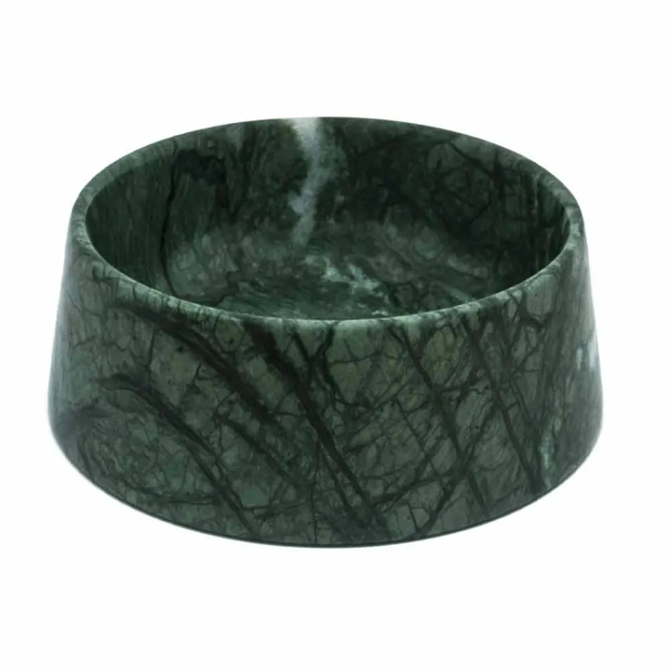 Castron modern pentru câini și pisici în Portugalia roz sau marmură verde Guatemala - Catt Viadurini