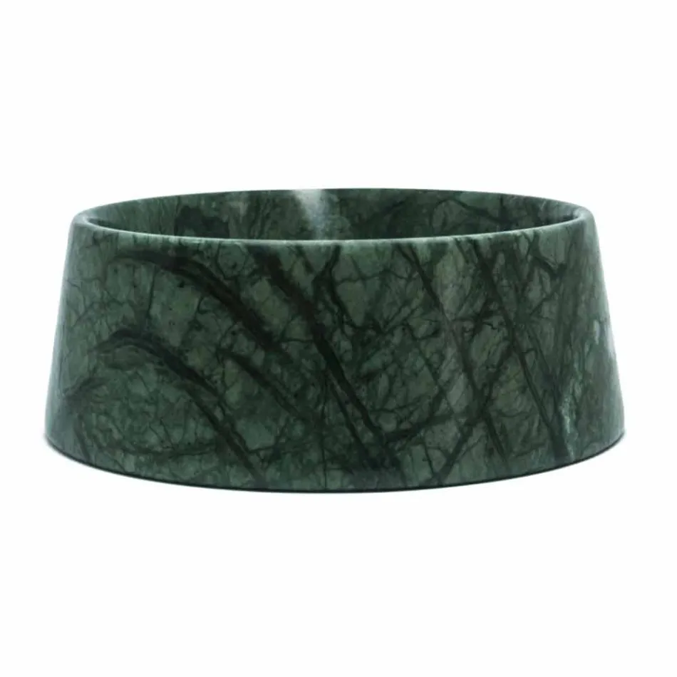 Castron modern pentru câini și pisici în Portugalia roz sau marmură verde Guatemala - Catt Viadurini