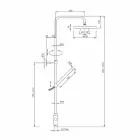 Coloana de duș cu secțiune rotundă din alamă cu duș de mână Made in Italy - Amadeo Viadurini