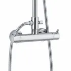 Coloană de duș cu mixer termostatic din alamă Fabricat în Italia - Gallo Viadurini