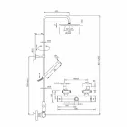 Coloană de duș cu cap de duș din oțel ultrafin fabricat în Italia - Studio Viadurini