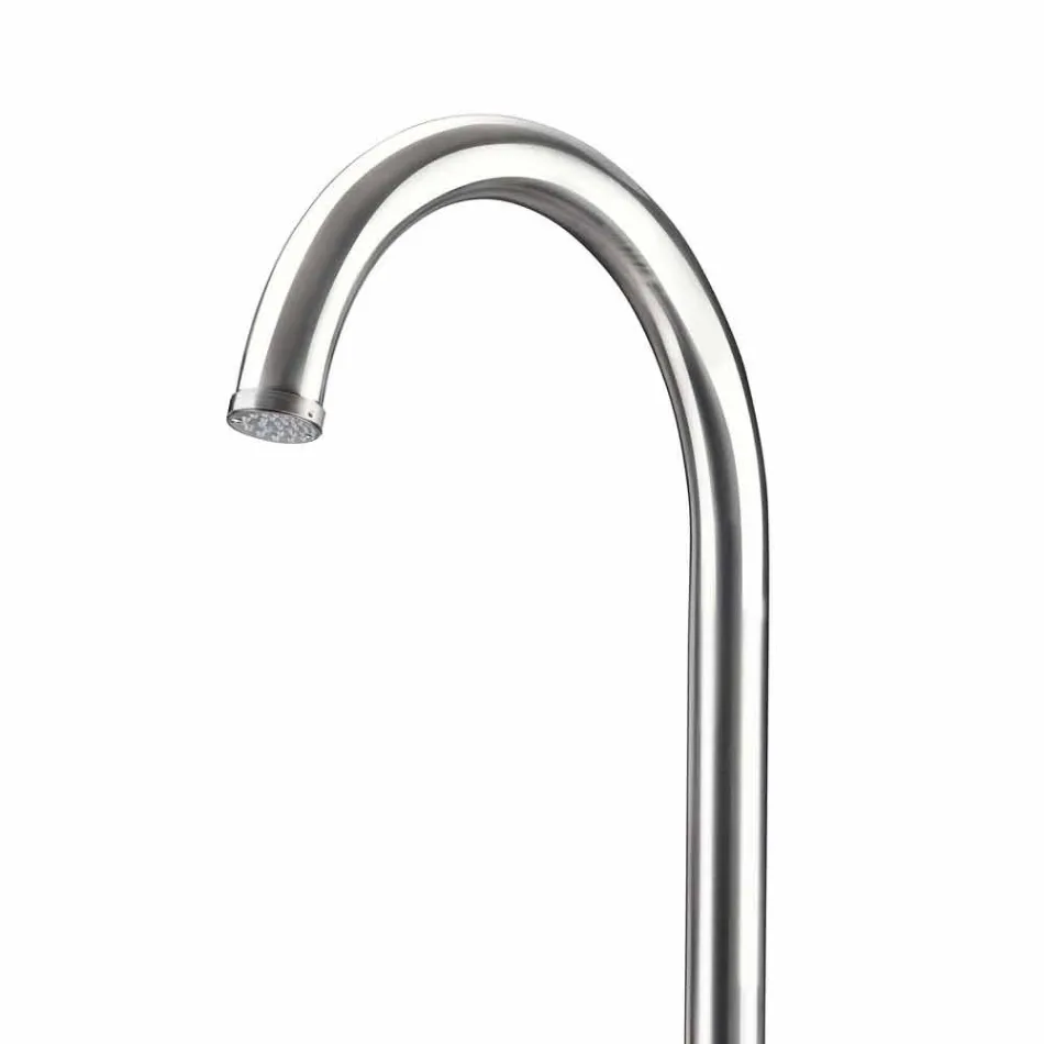 Coloana de duș de grădină din oțel inoxidabil cu duș de mână Made in Italy - Marlen Viadurini